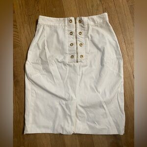 #69 - ***FLAWED*** Authentic Prada Pencil Skirt 36 ***repair needed***